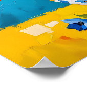 Schöne Blumenvase Poster (Ecke)