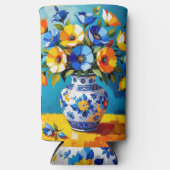 Schöne Blumenvase Selters Dosenkühler (Vorderseite)