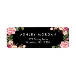 Schöne Blumenwrap Klasse Schwarz-weiß