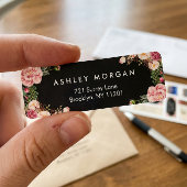 Schöne Blumenwrap Klasse Schwarz-weiß