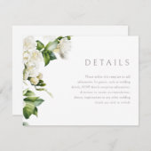 Schöne Blumenzwiebeldetails Begleitkarte (Vorne/Hinten)