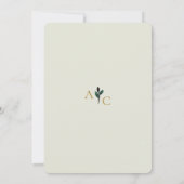 Schöne Blumenzwiese Einladung (Rückseite)