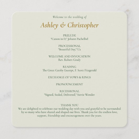 Schöne Blumenzwiese Programm (Vorderseite)