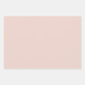 Schöne Blush-Blumen-Brautparty Geschenkpapier Set (Vorderseite 2)