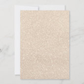 Schöne Blush-Wildblumen Atemberaubend Hochzeit Einladung (Rückseite)
