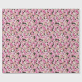 Schöne, blushing Rose Geschenk Wrap Geschenkpapier (Flach)