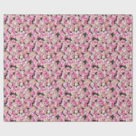 Schöne, blushing Rose Geschenk Wrap Geschenkpapier (Flach)