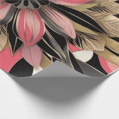 Schöne Blüte Geschenkpapier (Ecke)