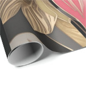 Schöne Blüte Geschenkpapier (Rolleneckpunkt)