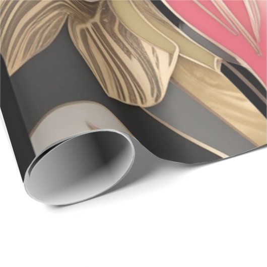 Schöne Blüte Geschenkpapier (Rolleneckpunkt)