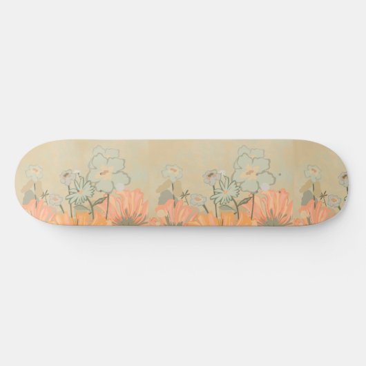 Schöne Blüte Skateboard (Horizontal)