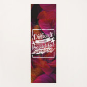 Schöne Blüte Yogamatte (Vorderseite)