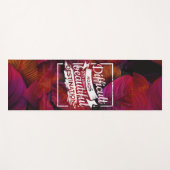 Schöne Blüte Yogamatte (Vorderseite (Horizontal))