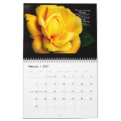 Schöne Blüten 12-Monats-Kalender Kalender (Feb 2027)