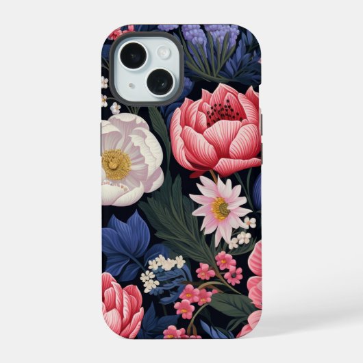 Schöne Blüten iPhone 15 Hülle (Rückseite)