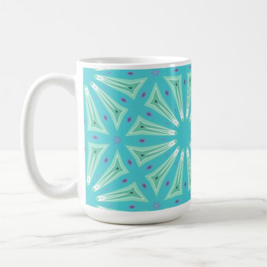 Schöne Blüten Kaffeetasse (Links)