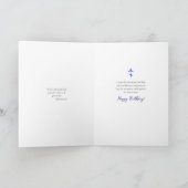 Schöne Blüten Orthodoxe Christlicher Geburtstag Karte (Innenseite)