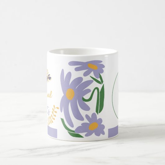 Schöne Blüten: Personalisierte Öko-freundliche Tas Kaffeetasse (Mittel)