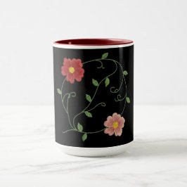 Schöne Blüten  Tasse