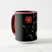 Schöne Blüten Tasse (Vorderseite Links)