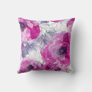 Schöne Blüten Vintage Moderne Blumengestaltung Kissen