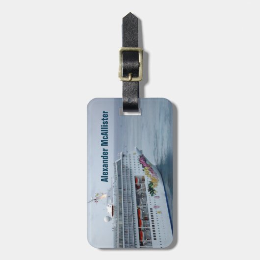 Schöne Bogen-Gewohnheit Gepäckanhänger (Vorderseite vertikal)