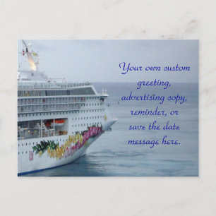 Schöne Bogen-Gewohnheits-Postkarte Ankündigungspostkarte