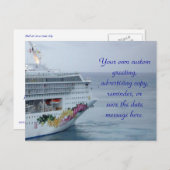 Schöne Bogen-Gewohnheits-Postkarte Ankündigungspostkarte (Vorne/Hinten)