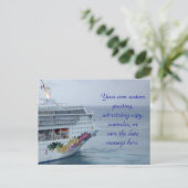 Schöne Bogen-Gewohnheits-Postkarte Ankündigungspostkarte (Stehend Vorderseite)