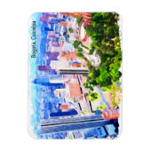 Schöne Bogota Kolumbien City Panorama Aussicht Magnet (Vertikal)