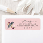 Schöne Bohemische Wasserfarbenwelt Bird & Branch (Insitu)