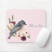 Schöne Bohemische Wasserfarbenwelt Bird & Branch Mousepad (Mit Mouse)