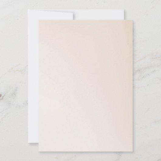 Schöne Boho Blume Kinderdusche Einladung (Rückseite)