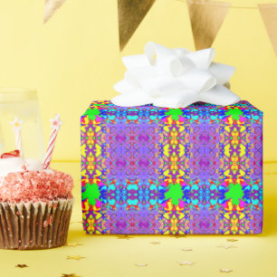 Schöne & Boho-kühne abstrakte Muster Geschenkpapier