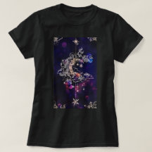 Schöne Boho-Mondsterne Blau Lila Frauen