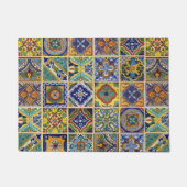 Schöne Boho-Talavera-Fliesen Fußmatte (Vorderseite)