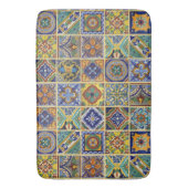 Schöne Boho Talavera Tiles Badematte (Vorderseite Vertikal)