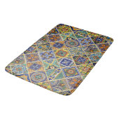 Schöne Boho Talavera Tiles Badematte (Schrägansicht)