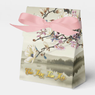 Schöne bokolische Szene Frühling Vietnams Neujahr Geschenkschachtel