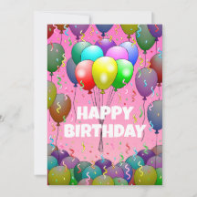 Schöne Bollons und Confetti