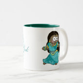 Schöne Bollywood Aussenseiter-Kaffeetasse Zweifarbige Tasse (VorderseiteRechts)