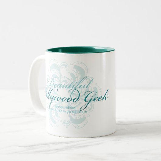 Schöne Bollywood Aussenseiter-Kaffeetasse Zweifarbige Tasse (Vorderseite Links)