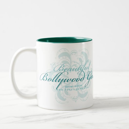 Schöne Bollywood Aussenseiter-Kaffeetasse Zweifarbige Tasse (Links)