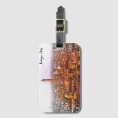 Schöne Bologna Italien Panorama Aussicht Gepäckanhänger (Vorderseite Vertikal)