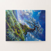 Schöne Bonsai Tree auf dem Spring Hill Puzzle (Horizontal)