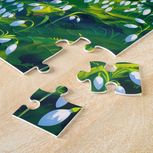 Schöne Bonsai Tree auf dem Spring Hill Puzzle (Seite)