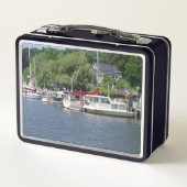 Schöne Boote Metal Lunch Box (Rückseite)