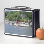 Schöne Boote Metal Lunch Box (Beispiel)