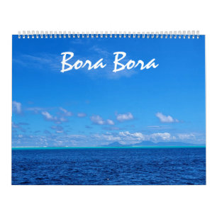 Schöne Bora Bora Landschaft Fotografie Kalender