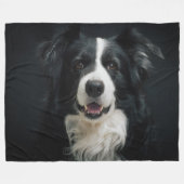 SCHÖNE BORDER-COLLIE FLEECEDECKE (Vorderseite (Horizontal))
